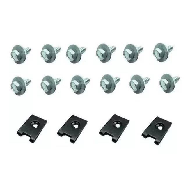 Kit 25 Parafusos 25 Porcas Fix Paralama Passat Gol Chevette
