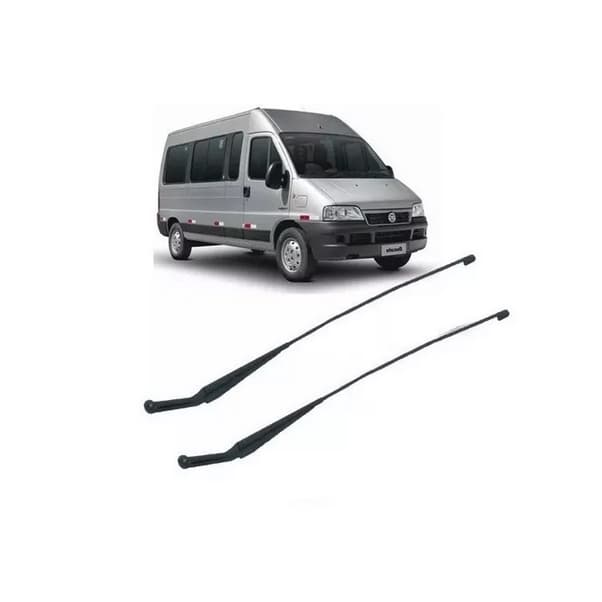 Par Braço Limpador De Parabrisa Dianteiro Fiat Ducato