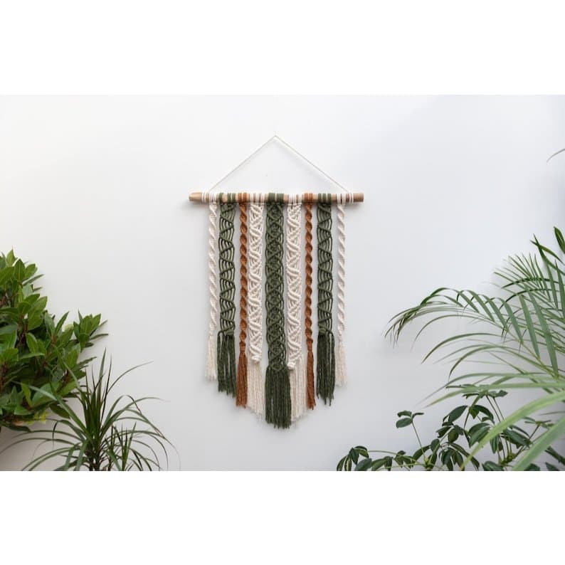 decoração de parede boho , painel decorativo de macramê