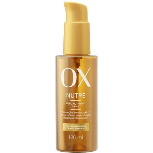 Óleo Nutritivo 3 em 1 OX Nutre 120ml Reparador de Pontas