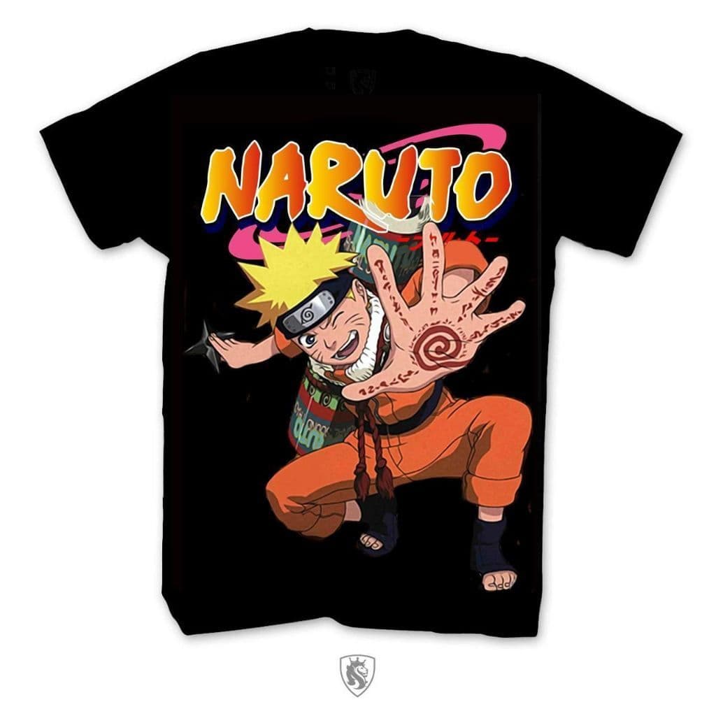Camisa Infantil Anime Naruto 1OO% Algodão Desenho Criança
