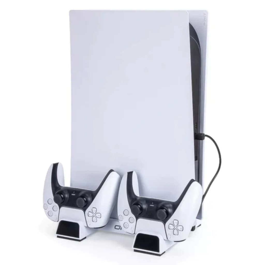 Base Ps5 Cooler Resfriamento Suporte Carregador 2 Controles