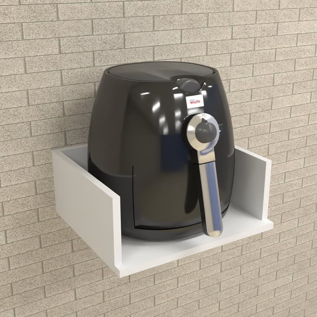 Nicho Prateleira Para Air Fryer Cafeteira Cozinha Mdf