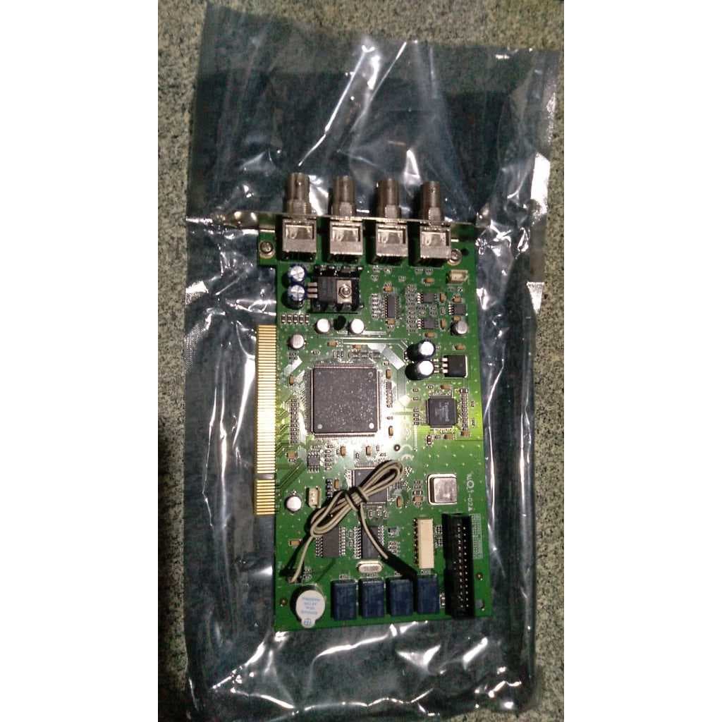 Placa PCI DVR de 4 Canais Tecvoz ( Semi-Nova )