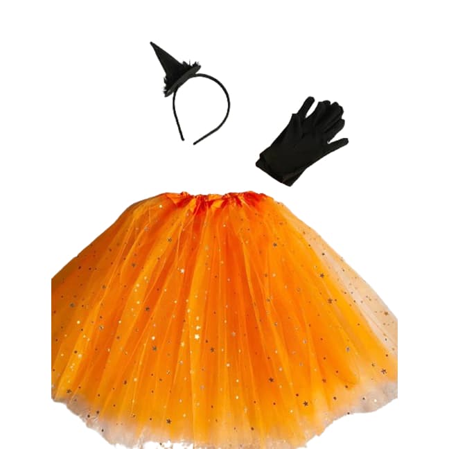 Fantasia Adulto Bruxinha Halloween para Festas escolha a cor da saia