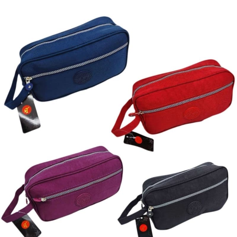 Necessaire Bolsa de Mão Bag Multiuso 2 Divisorias Unissex 5628