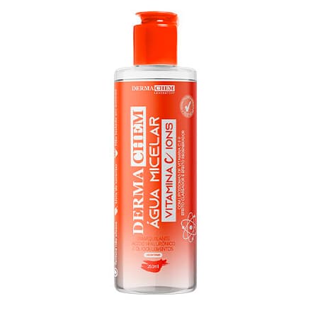 Agua Micelar Limpeza Facial  Antioxidante Vitamina C Dermachem - 250ml