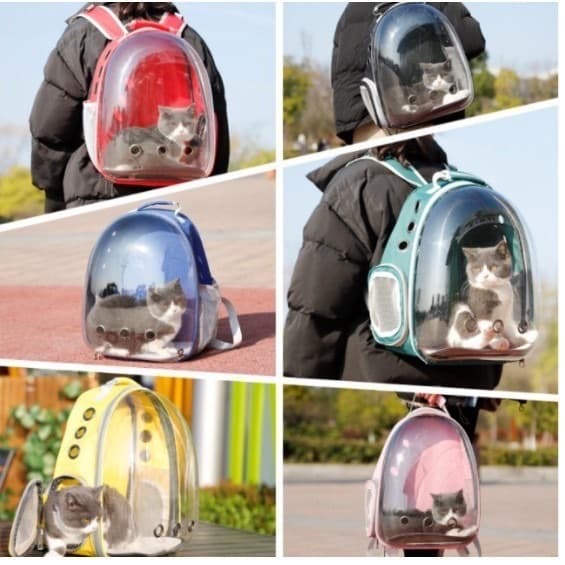 Mochila Pet Transporte Visao Panoramica Gatos Cachorros