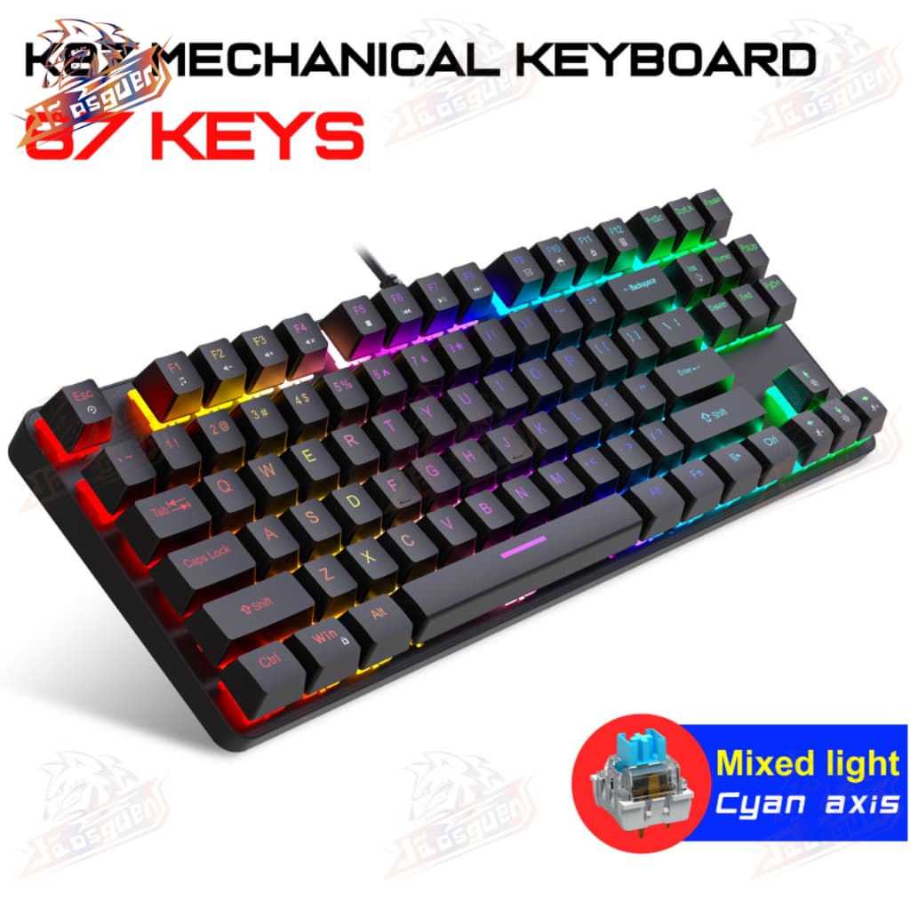 Teclado De Escritório Com 87KEY Teclados Com Fio