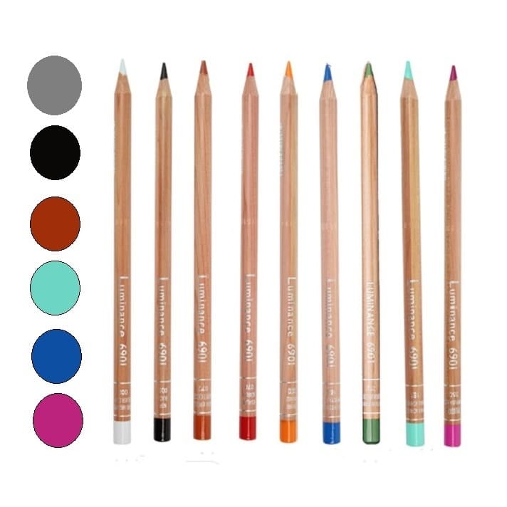 Lápis Cor Luminance 6901 Caran Dache (Unidade) – Escolha A Cor