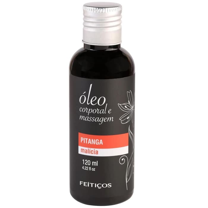 Óleo Feitiços Aromático Massagem Tântrica Nuru Aroma Pitanga 120ml