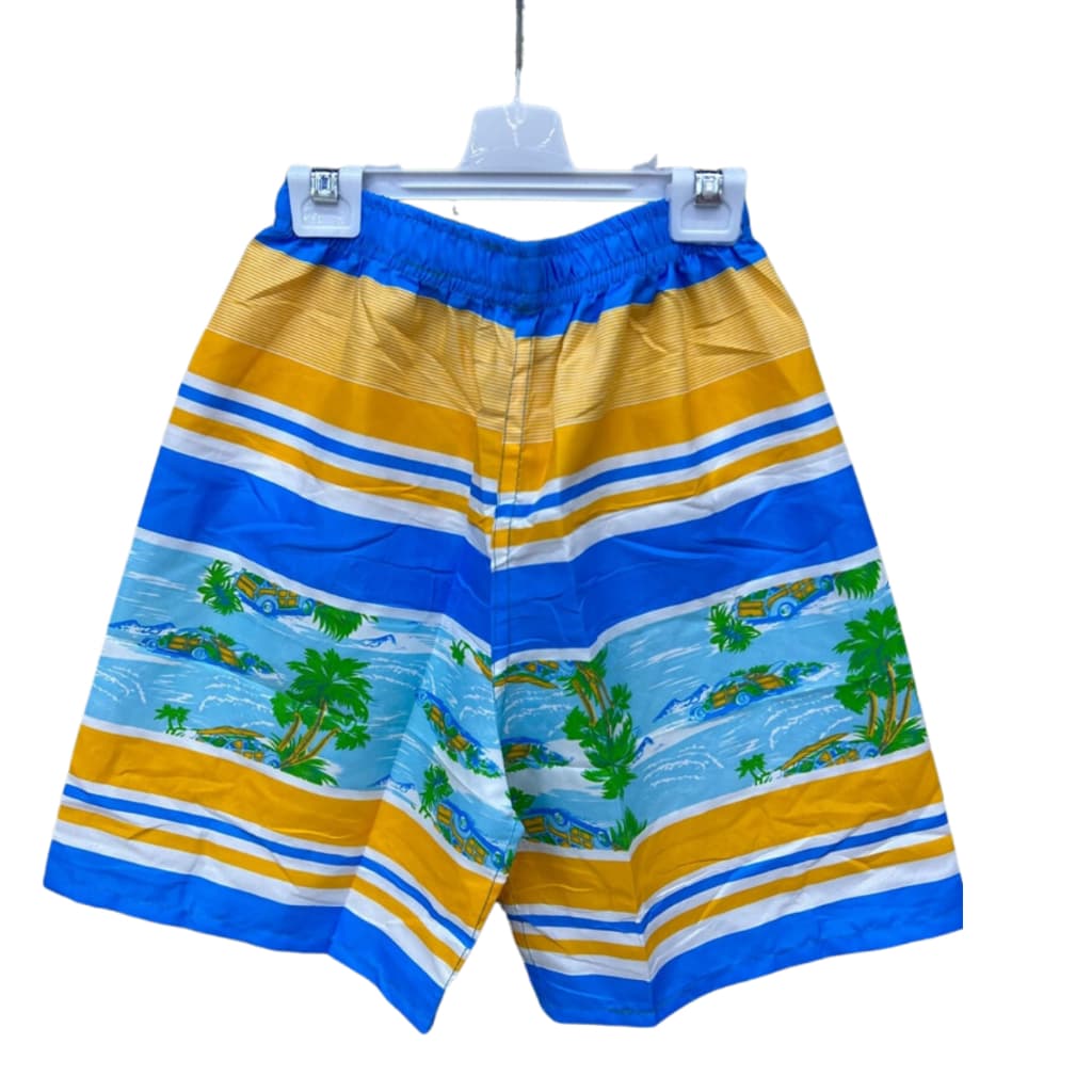Bermuda Masculina de Elástico Menino Infantil Estampado Praia Short Poliéster Infantil Qualidade