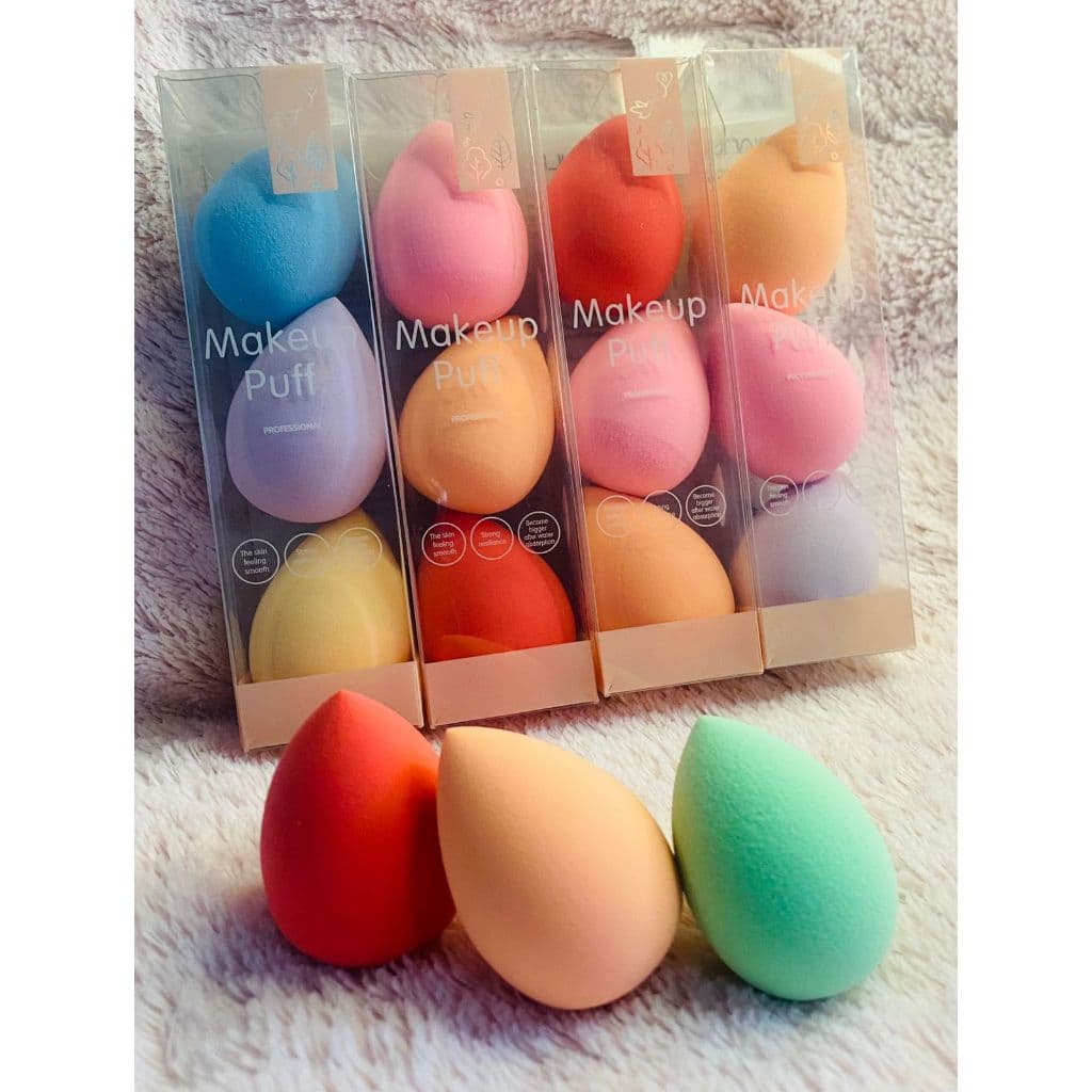ESPONJA FACIAL PARA BASE (GOTA) MAKE-UP PUFF.