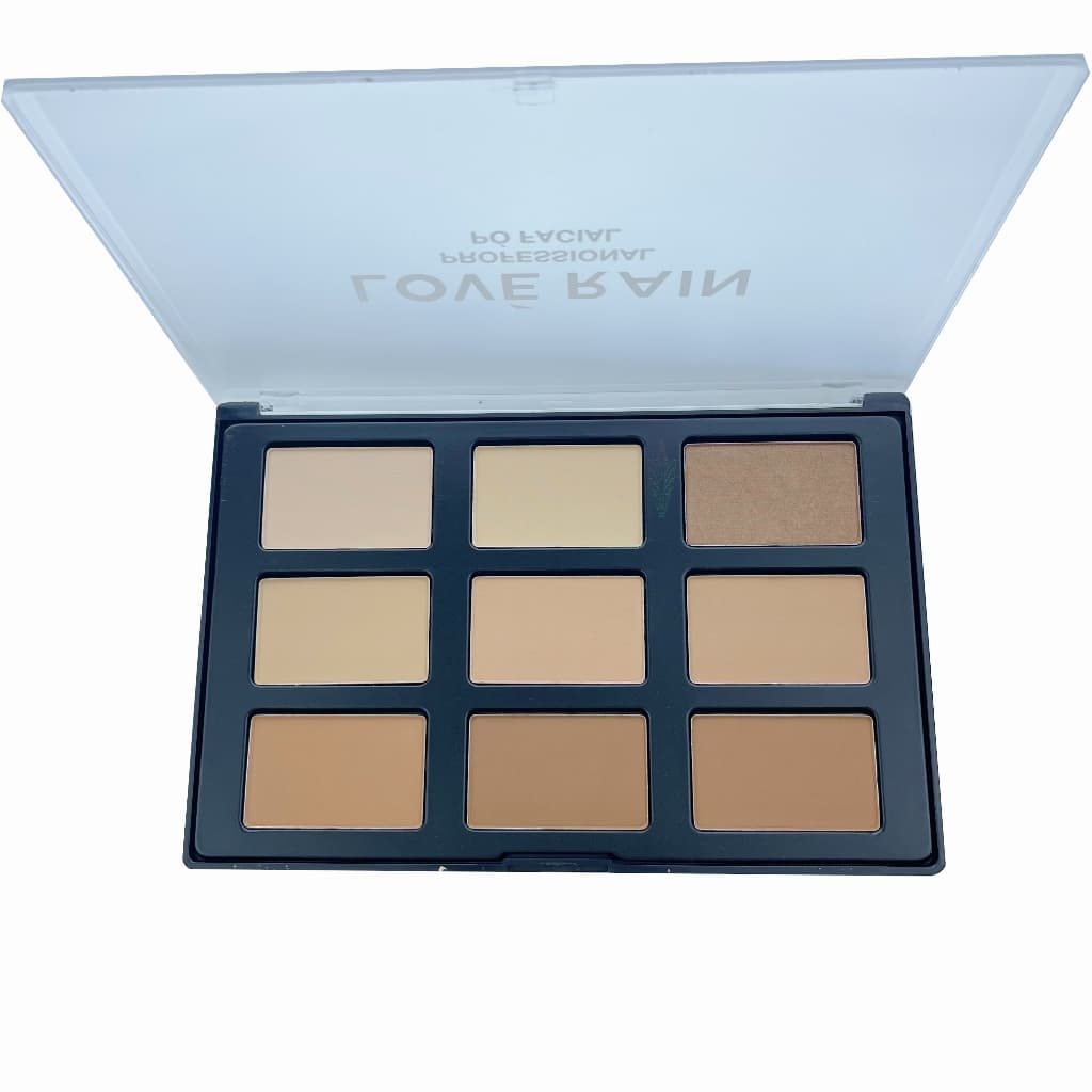 Paleta de Pó Facial Compacto Profissional Para Maquiagem LOVE RAIN Contorno Em Pó On Sale