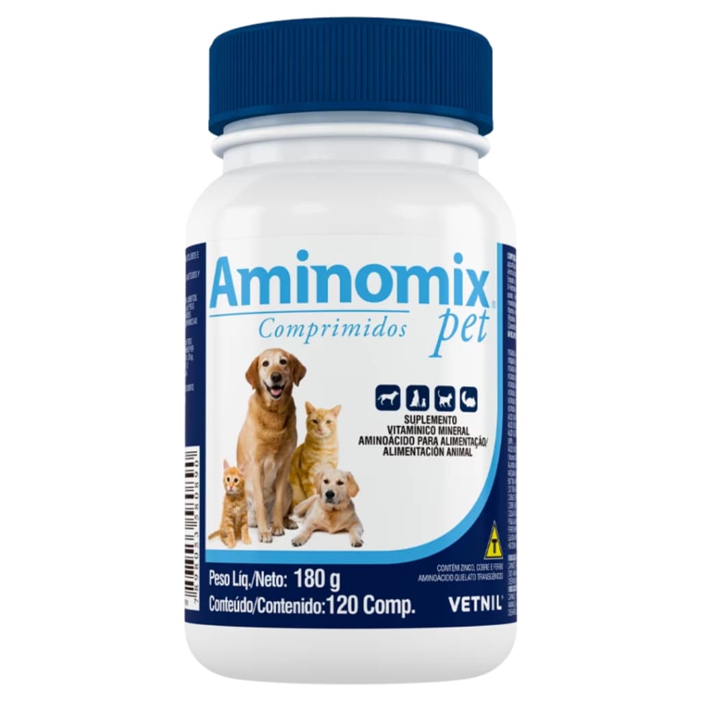 AMINOMIX PET 120 COMPRIMIDOS - VETNIL