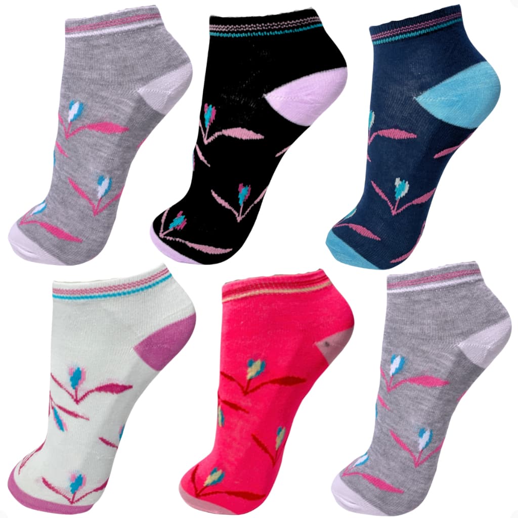 Kit 6 ou 12 Pares De Meia Soquete Feminina Unissex