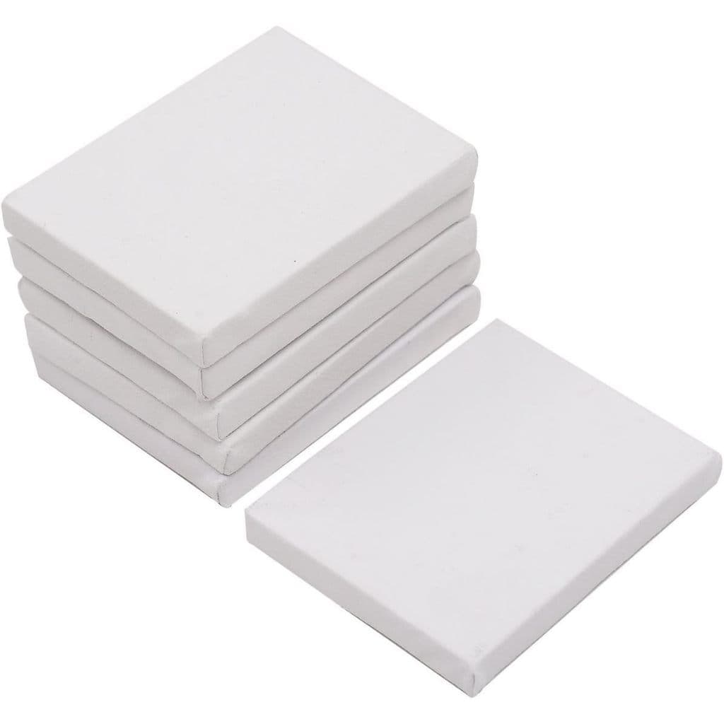 5 Telas 22 x 16 de Pintura Artística  para Tintas à Óleo e Acrílicas