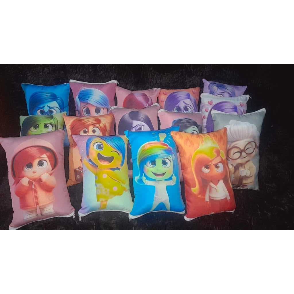 DIVERTIDAMENTE MINI ALMOFADINHAS EMOÇÕES PERSONALIZADAS BRINDE ANIVERSARIO COLECIONAR