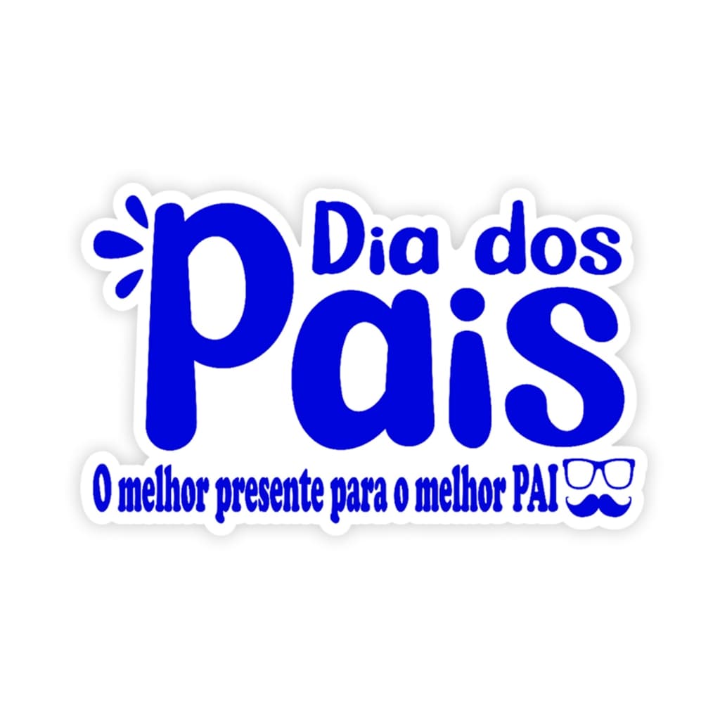 Adesivo Dia Dos Pais Vitrine Loja Roupa Bolsas Blindex Shopping Perfumaria Joalheria 60cm