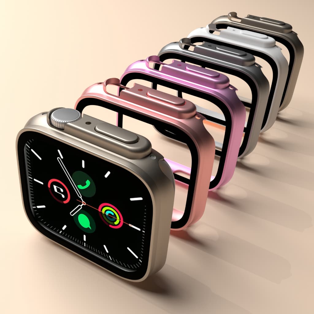 A caixa do relógio de silicone AppleWatch Trop é resistente a quedas e à água 49mm