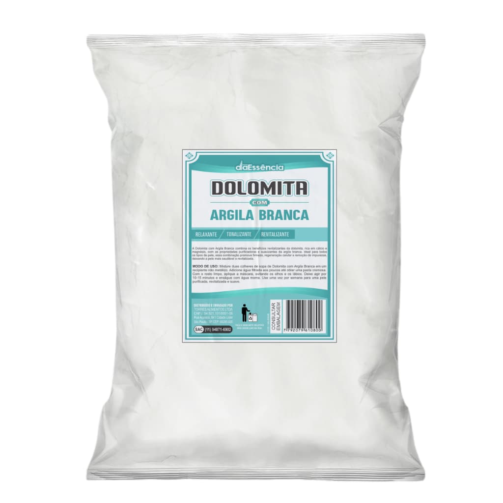 Dolomita com Argila Branca Daessência Skincare