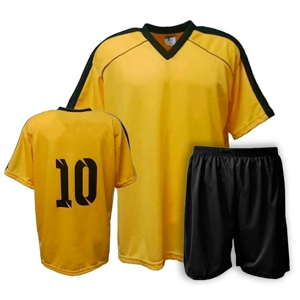 Kit Jogo de 15 Camisas numeradas + 15 Calção + 1 Camisas de Goleiro