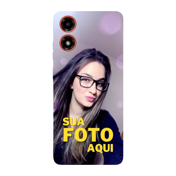 Capinha para Moto G04 - G04s Anti Impacto Personalizada - Com Foto