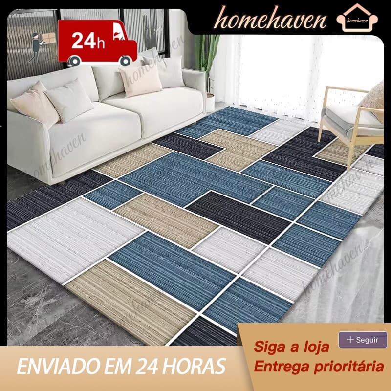 Tapete grosso sala de estar quarto/escritório tapete antiderrapante 1m x 1,4m/1,4m x 2m/2m x 2,4m