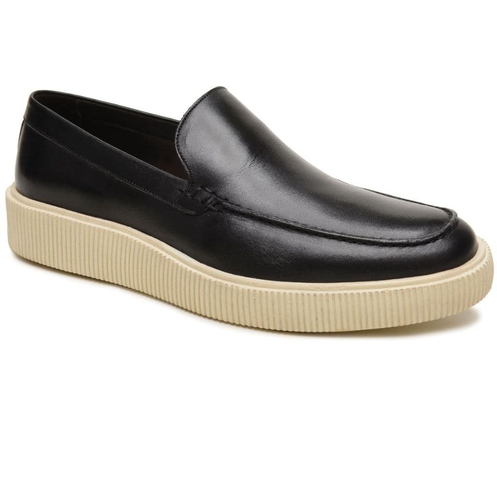 Sapato Casual Loafer Masculino Mocassim Slip On Sola Alta