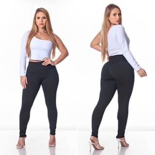 Calça Leg Legging Suplex Levanta Bumbum Tecido Grosso Premium