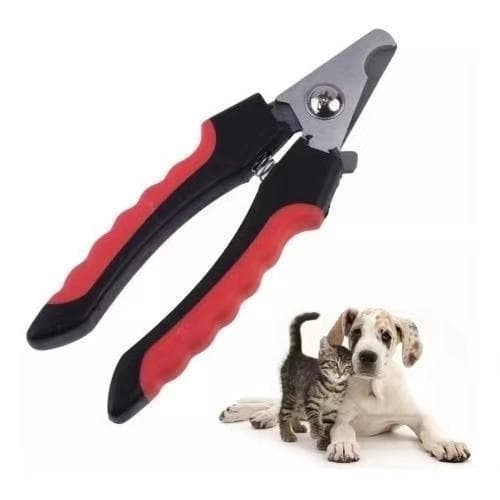 Kit Alicate Pet Tesoura Corte De Unhas Caes Gatos + Lixa Pet - tamanho médio