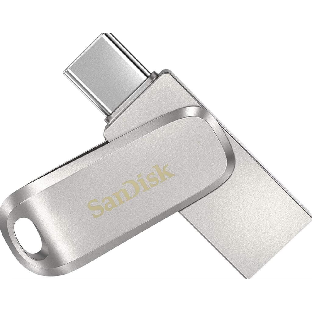 Pen Drive 64gb Dual Drive LUXE USB Type C 3.2 400mbs Sandisk (Metal)