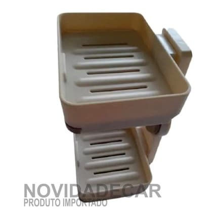Saboneteira Dupla, Suporte Duplo P/ Sabão Sabonete Esponja Shampoo