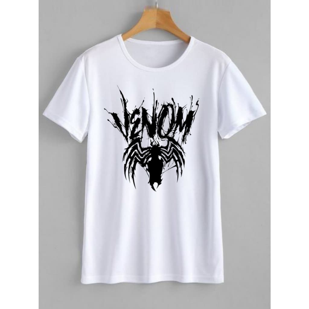 Camiseta Venom  Blusa Filme de ação Camisa Geek Algodão
