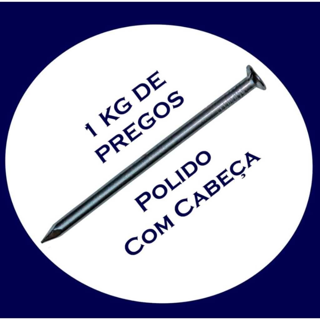PREGO 17X27 COM CABECA POLIDO PACOTE LACRADO