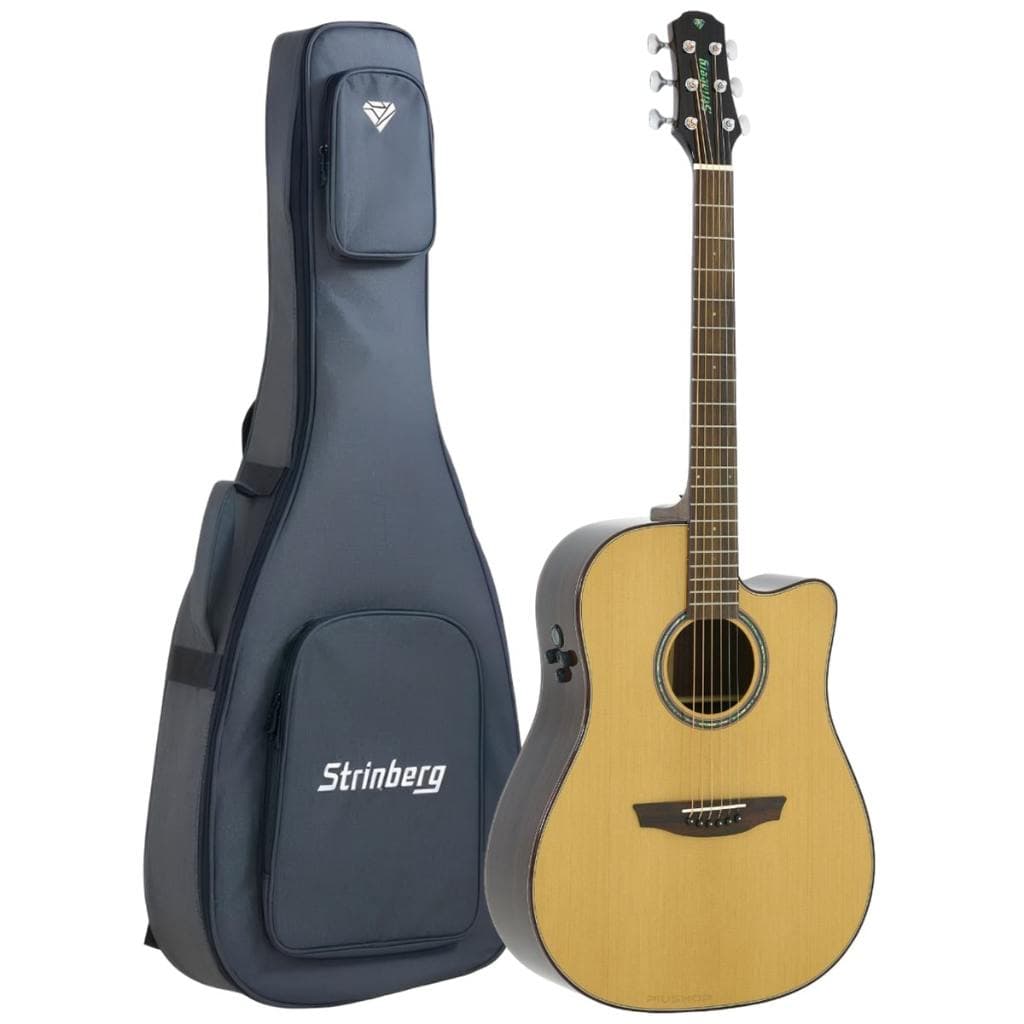 Violão Elétrico Strinberg Diamond DD4SC RT N Natural Com Bag