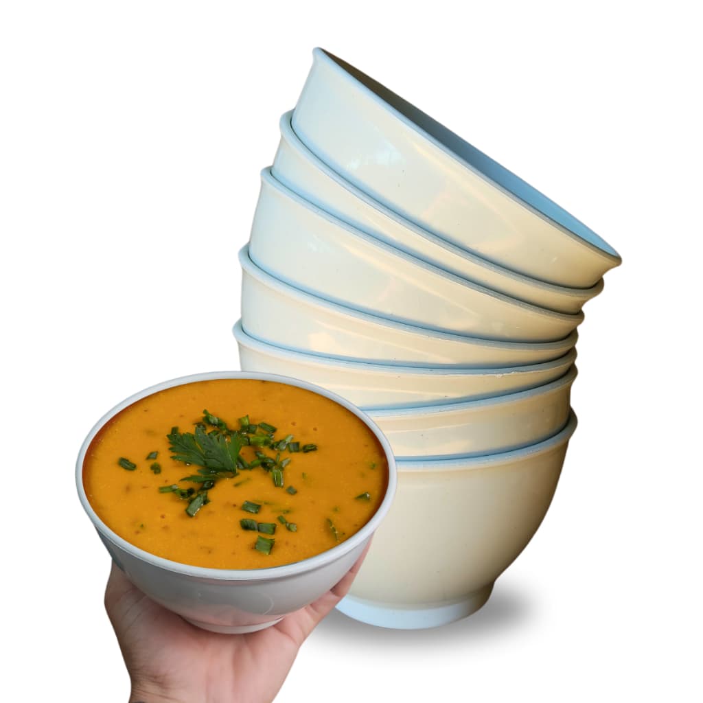 Kit 30 Cumbuca para Caldo Feijoada Tigela Pote Açaí Sopa Festa amendoim sobremesa