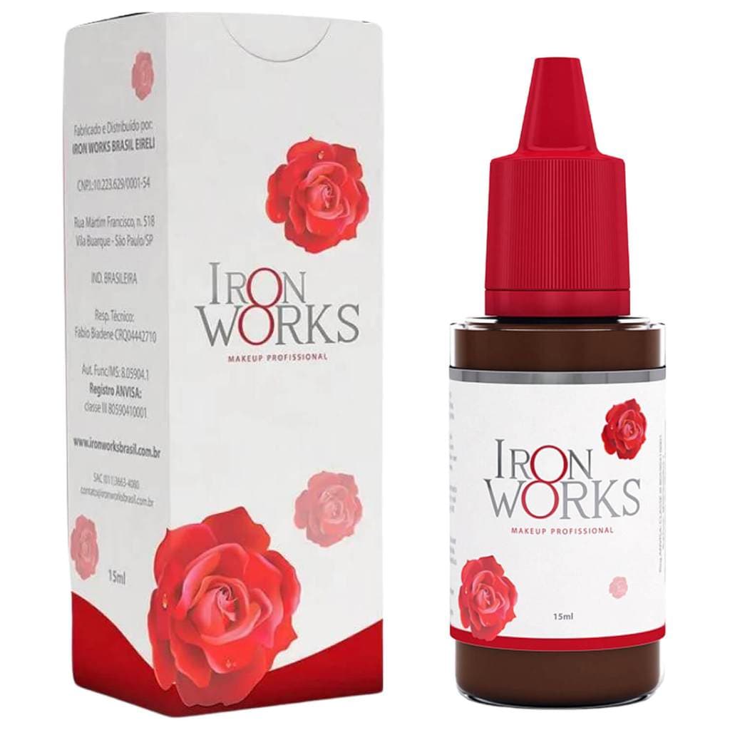 Pigmento Iron Works Micropigmentação 15ml Castanho Escuro