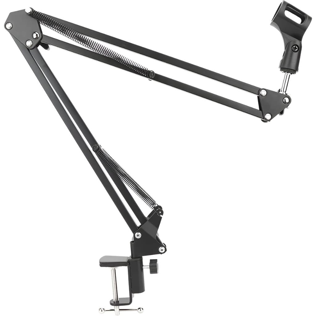 Suporte Braco Pedestal Profissional De Mesa Para Microfone
