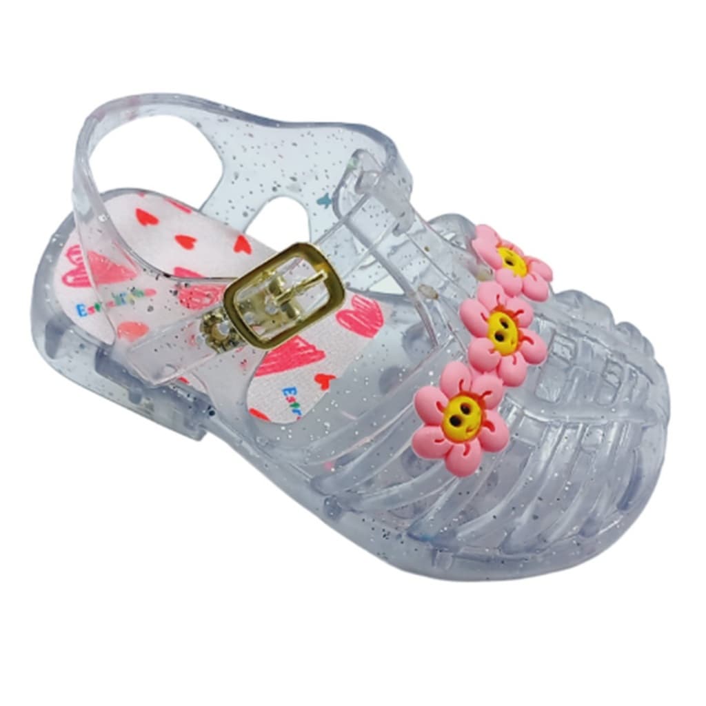Sandalia Bebe Infantil Menina Flores