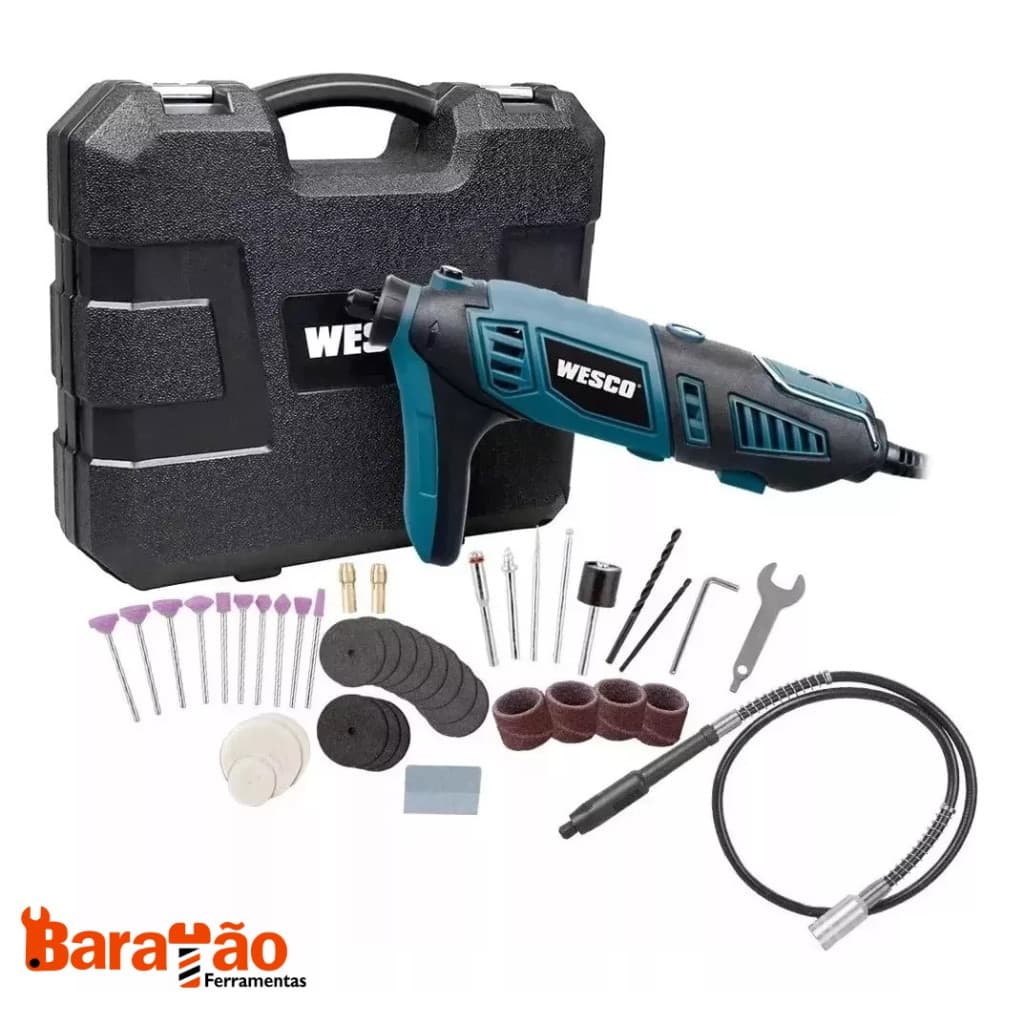 Micro/mini Retifica Com Kit De Acessorios Ws3113k Wesco