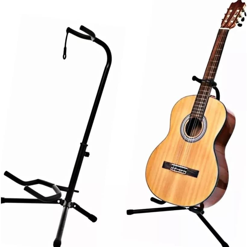 Suporte de Chão para Violão Guitarra Baixo Viola Instrumentos Musicais
