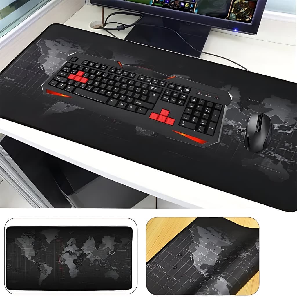 Mouse Pad Gamer Mapa Razer Camuflado Grande 70x30 Pubg