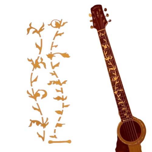 Adesivos Guitarra Acústico Elétrico Inlay Decalque Ultra Fino Fretboard Guitarra Adesivo Guitarra Parte