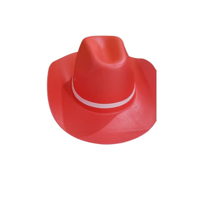 4 Chapéu de Cowboy em EVA Vermelho