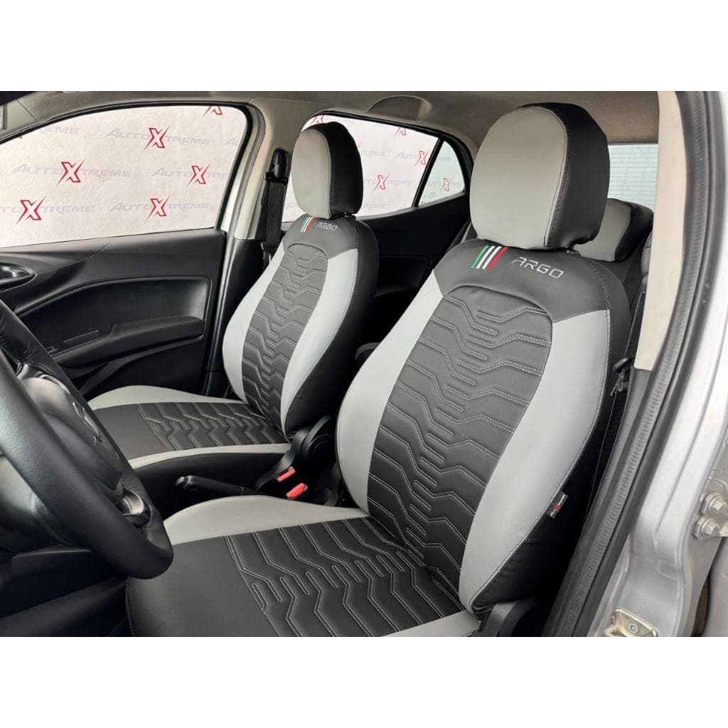 Capa de couro Banco Fiat Novo Uno 2010 2021 (VERIFICAR ENCOSTO DE CABEÇA)