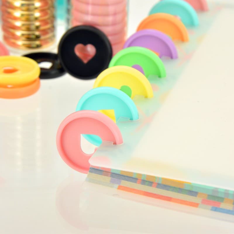 Discos de Plástico 35mm Para Caderno Inteligente (Grande)