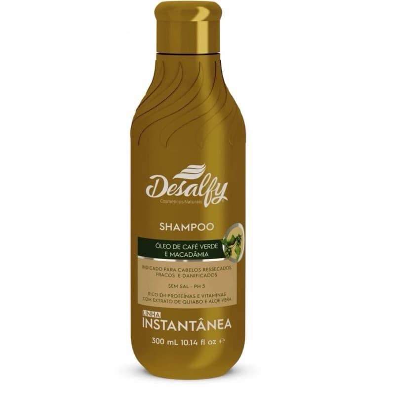 Shampoo Instantânea - Óleo de Café Verde e Macadâmia - 300 mL