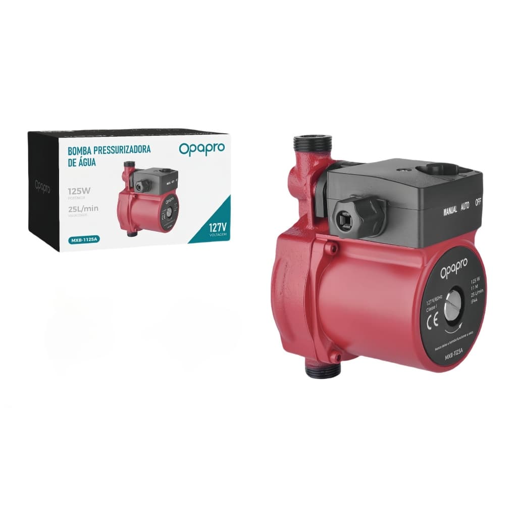 Bomba Pressurizadora Água Pressão 110v Ou 220v 125w Opapro