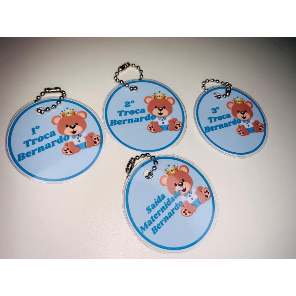 Kit 10 tags PERSONALIZADAS COM NOME E TEMA DESEJADO